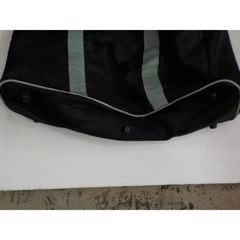 Rare Vtg 90s Coors Light Full Zip Duffle Bag Tote Sports Gear Blk/Silver 22